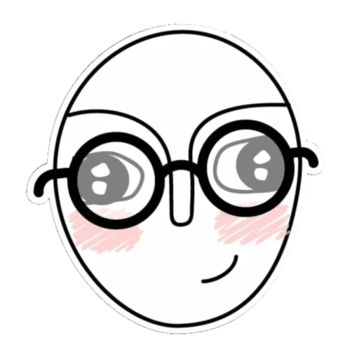 salty, smiley glasses, facial emoticons