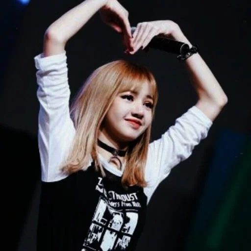 junge frau, schwarzrosa, fox black pink, lalisa manoban, lisa blackpink