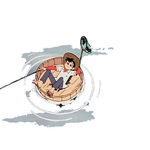 illustrazione, disegni anime, clipart da pesca, riferimenti pesca, hayao miyazaki trasportato dai fantasmi haka