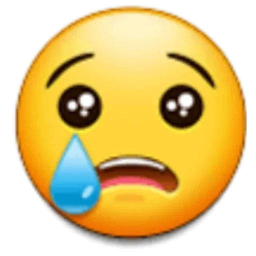 emoji, smiley está llorando, emoji smilik, emoji es triste, emoji llorando