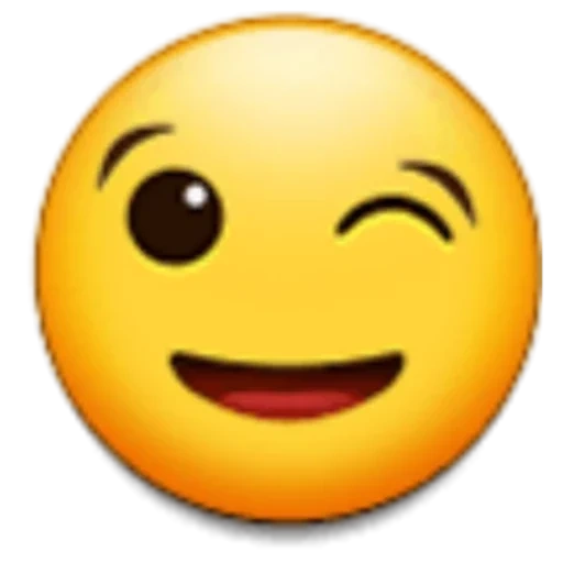 emoji, emoji, facial expression, smile emoji, blink expression