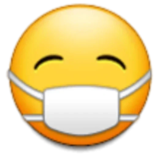 text, emoji, smiling face mask, emoji, expression mask face