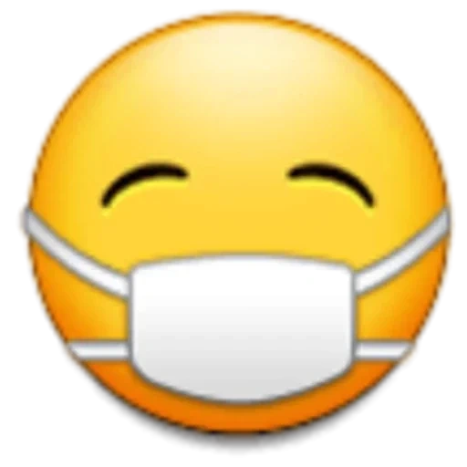 testo, emoji, maschera faccina, emoticon emoji, emoji con una maschera di faccia