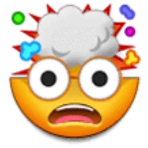 emoji explosion, emoji explosion cerebrale, emoji explosion cerebrale, emoji explosion cerebrale, smiley esplosione cerebrale