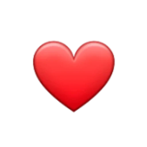 сердце, сердце эмодзи, эмоджи сердце, красное сердце эмодзи, красное сердечко эмодзи