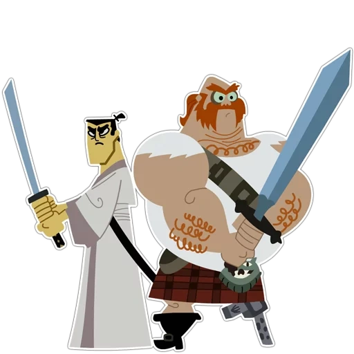 samurai jack, samurai jack scotsman, samurai jack scot, personajes de samurai jack