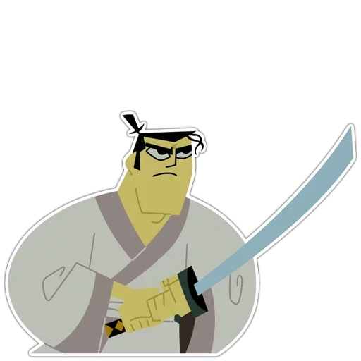 samouraï jack, caricaturé samurai jack, personnages jack samurai, série animée samurai jack