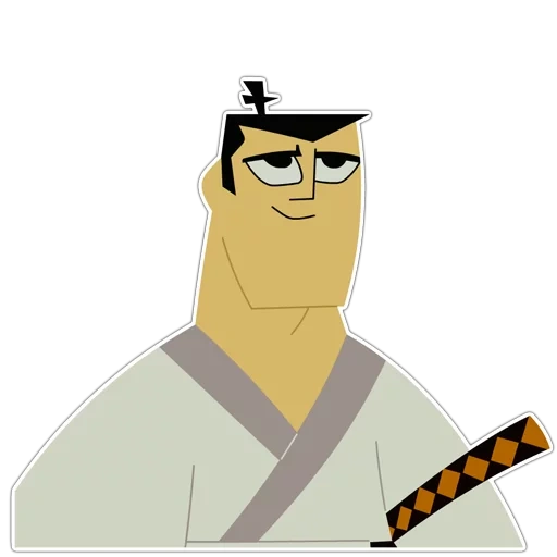 samurai jack, samurai jack personagem, série de animação samurai jack, samurai jack pinta o vento