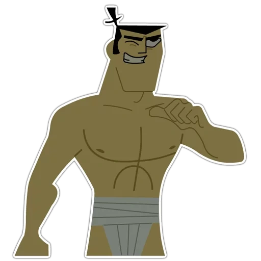 jack the samurai, das gesicht des samurai, samurai jack torso, einführung in jack samurai, der kuss des samurai jack