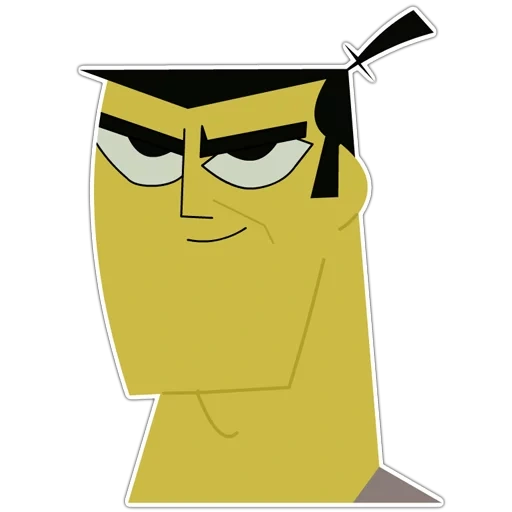 umano, samurai jack, samurai jack face, samurai jack c6 c6, serie animata samurai jack