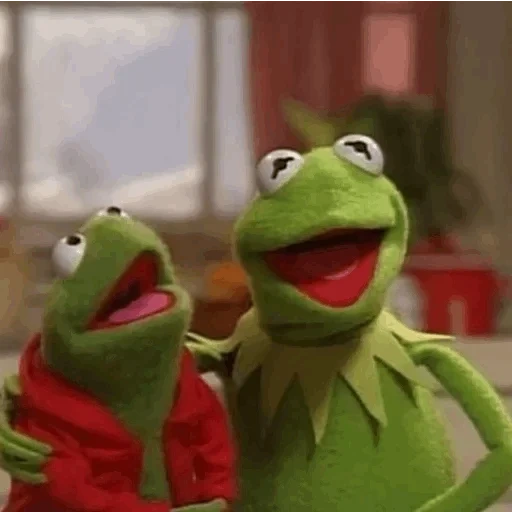 kermit, pertunjukan muppet, kodok kodok, kermit si katak, sesame street frog kermit