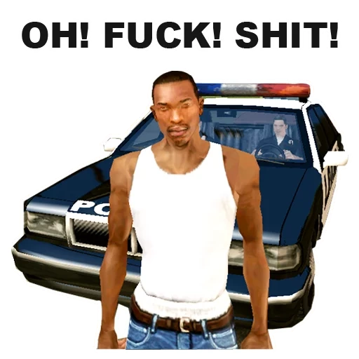 carl johnson, carl johnson c.j, pegatinas gta san andreas, figura de gta san andreas, grandtheft auto san andreas