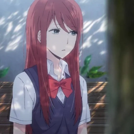 sanae ebato, kuzu no honkai, personajes de anime, deseos secretos de sanae rechazada, deseos secretos de norico rechazado