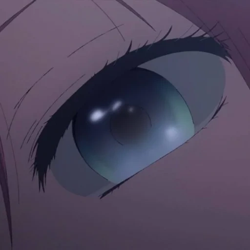 anime, anime eyes, anime triste, esthétique des yeux d'animation, yeux de hanabi kaoka