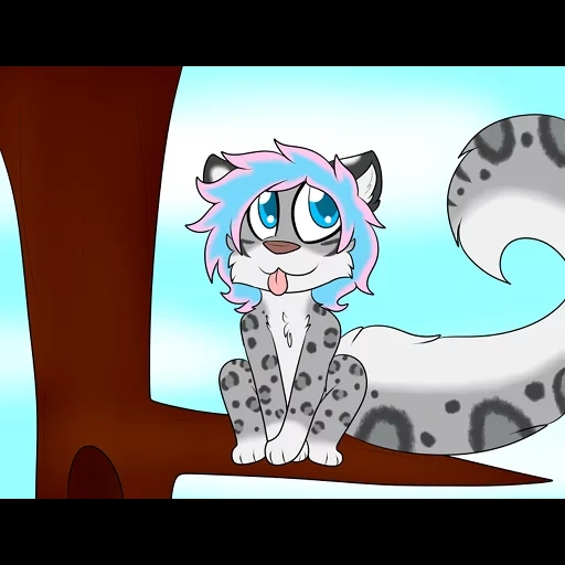anime, rikafuli, anime fury, frey leopard cube, furry snow leopard changed