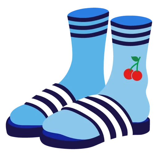 le scarpe, socks, i calzini, calze per bambini, socks fondo trasparente