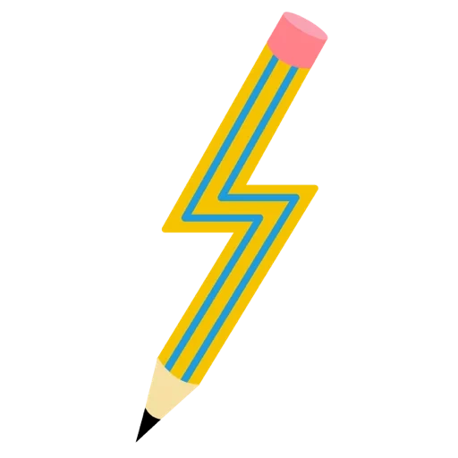 pencil, hb pencil, big pencil, colour pencils, pencil illustration