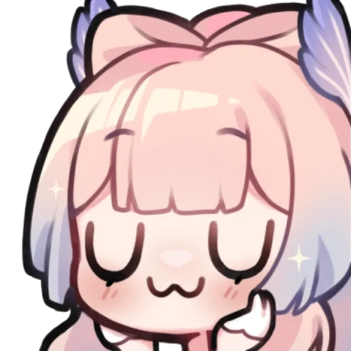 anime, emoji, emoji discord, chiaki nanami chibi, ekspresi disko astopher