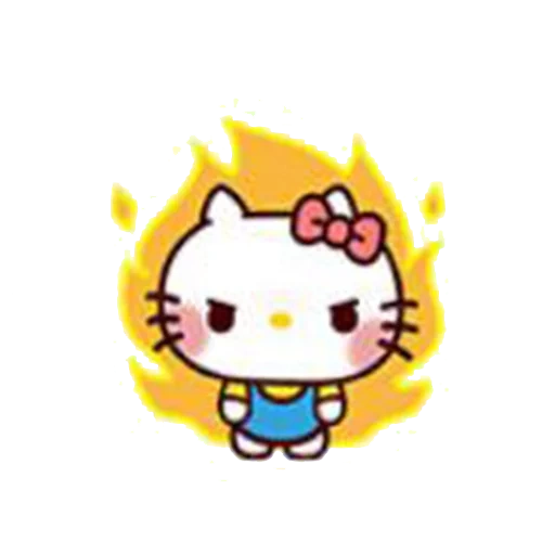 sanrio, bonjour kitty sanrio, hello kitty est petit, houges hallow kitty, hello kitty sanrio autocollants souriants