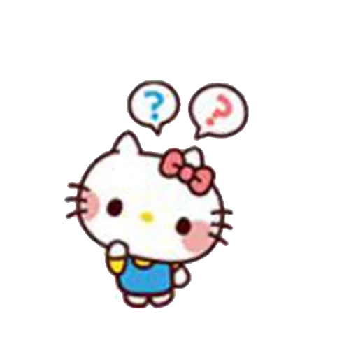 kitty, sanrio, hallo kitty, ich liebe dich hallow kitty, hallow kitty melody aufkleber