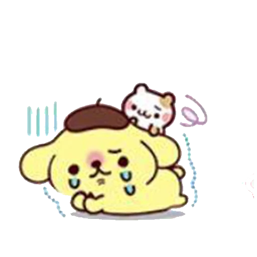 kawai, sanrio, pompompurin, pumped purine, lovely pattern