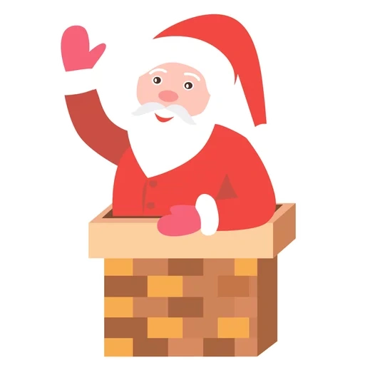 santa claus, santa claus vector, santa claus, santa claus throws gifts trumpet vector