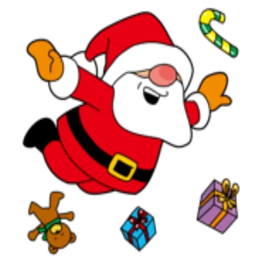 santa claus, santa, santa claus, santa claus cartoon, new year's color with window