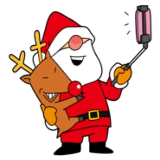 weihnachtsmann, weihnachtsmann, zu neujahr, cartoon santa, cartoon santa klaus