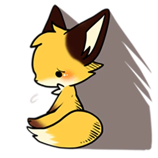 fox, fox, raposa chibi, arte da raposa, pokemon fox