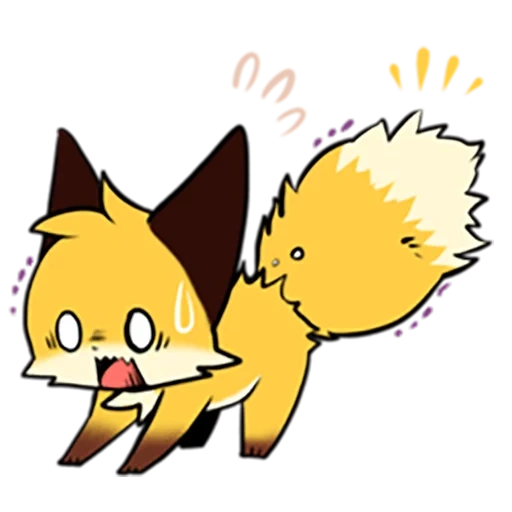 pokemon, pikachu miaou miaou, pikachu chibi, pokemon fox, pokémon fanny king