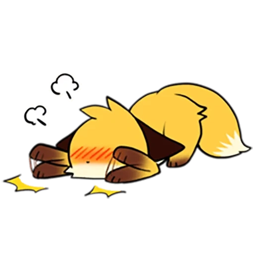 the fox, pikachu, pikachu schläft, der schlafende pikachu, pikachu skizze