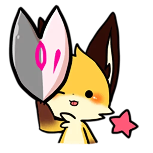 animação, pikachu chibi, fox pikachu, maravilhoso blaxon, agretsuko fenneko