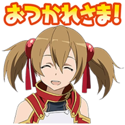 asuna, silica, anime girl, karakter anime, sword master online