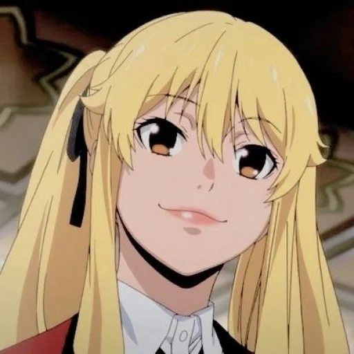 kakegurui, mary saotome, mary saotome, anime characters, crazy azart anime