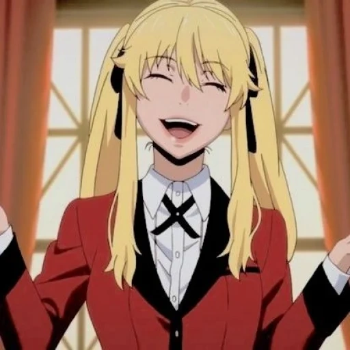 kakegurui, kakguri anime, anime verrückte aufregung, die verrückte aufregung von kakguri, verrückte aufregung von saotome maari