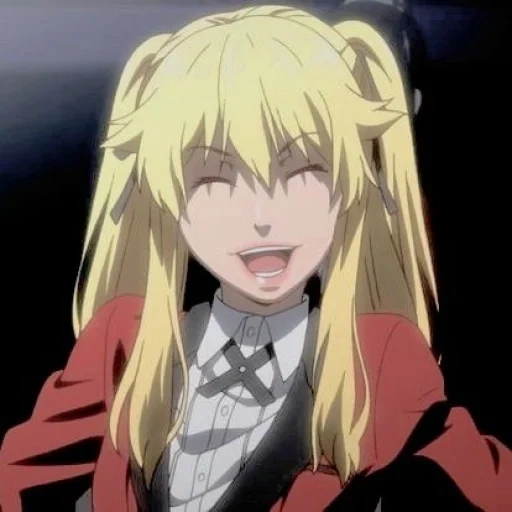 kakegurui, sotome mary, anime kakeguru, anime loco emoción, excitación loca mary saotome