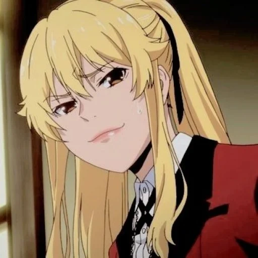 kakegurui, mary saotome, karakter anime, kegembiraan gila sotome mary, kegembiraan gila mary saotome