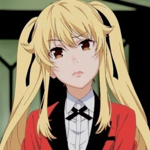 kakegurui, ide anime, mary saotome, gadis anime, karakter anime