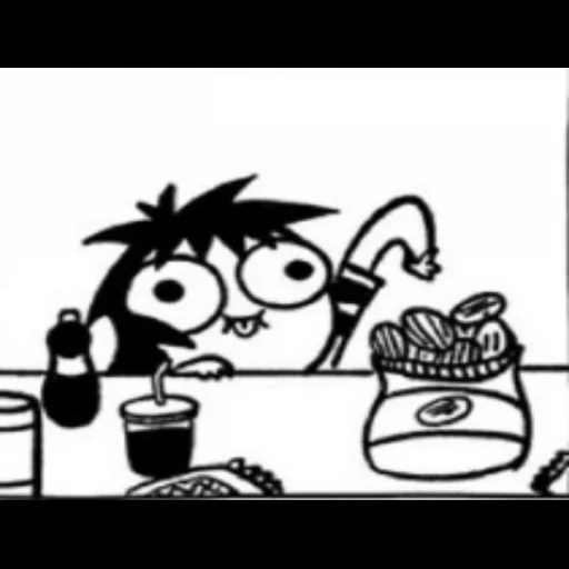 animación, sarah anderson, sarah andersen, tiempo de frotis uterino, tire de la causa del cabello