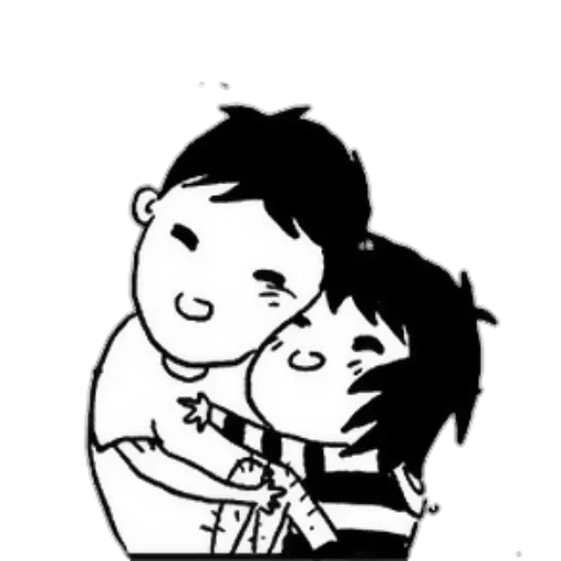 мальчик, человек, сара андерсен, сара андерсон, sarah andersen