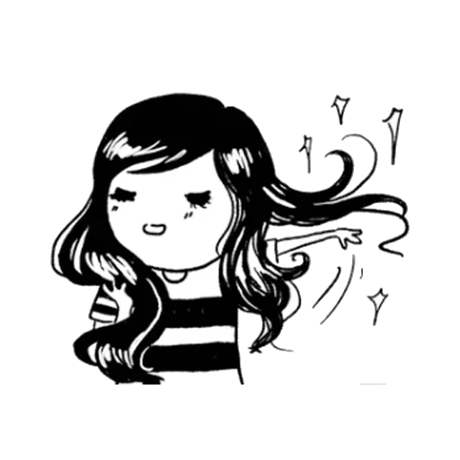 menina, ilustração, sarah andersen, manga c-cassandra, cabelo de quadrinhos sarah andersen
