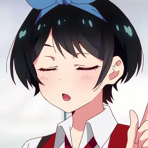 anime kawai, fille animée, personnages d'anime, kanojo okarishimasu, anime kanojo okarishimasu saison 1