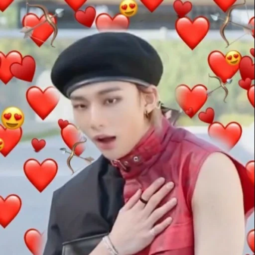 bts idolo, luyka zomar, ragazzi di bangtan, bts cuori del cuore, ti amo meme bts