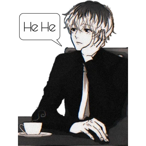 kaneki, kaneki ken, аниме парни, сасаки хайсе, токийский гуль