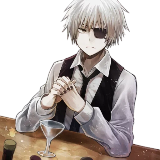 kaneki, kaneki ken, kaneki ken, tokyo ghoul, kaneki ken waiter