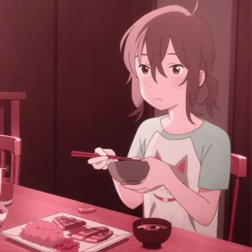 anime, imagen, anime de comida, estudio ghibli, personajes de anime