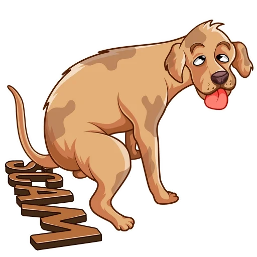 dog, cartoon du labrador, illustration d'un chien creusant un trou, chien de dessin animé labrador