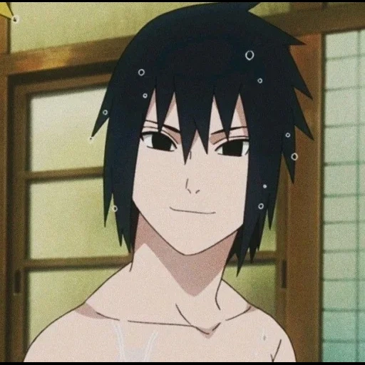naizhibo sasuke, wajah uchi-ho sasuke, naruto sasuke najibo, naizhibo sasuke tersenyum, screenshot oleh ji woo sasuke