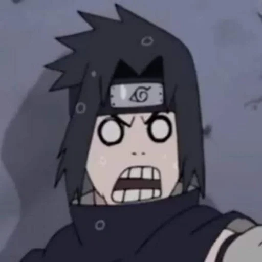 naruto, ren naruto, mèmes naruto, sasuke obstiné, captures d'écran drôles sasuke