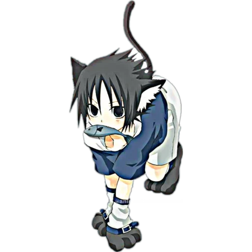 ayuda a los gatos, chibi zuo ayuda al hijo interno, iuna uchiha neko, sasuke dentro del hijo de la onda intelectual, sasuke yu chi bo dentro del niño